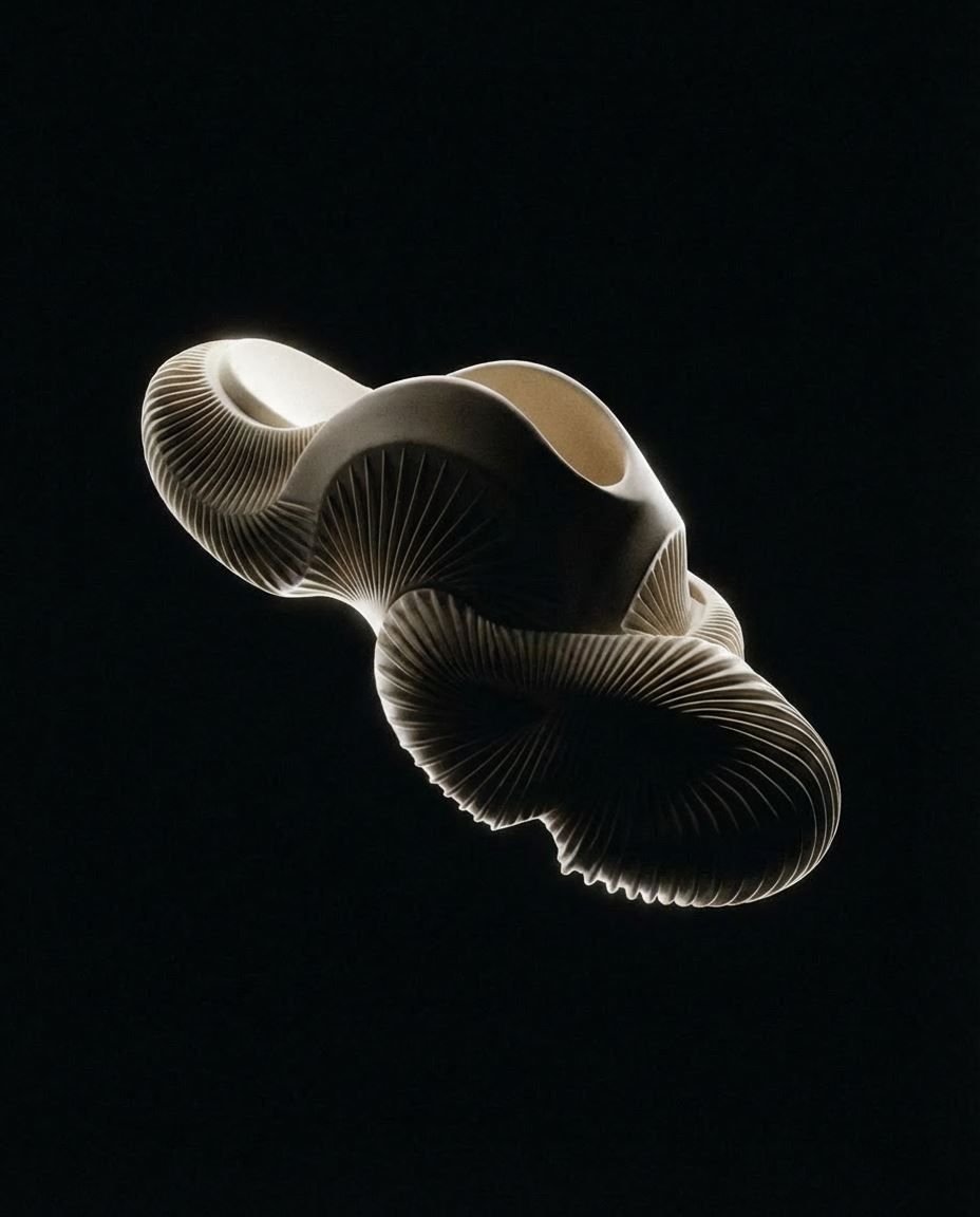 FLOW: conceptual sneaker floating in mid-air