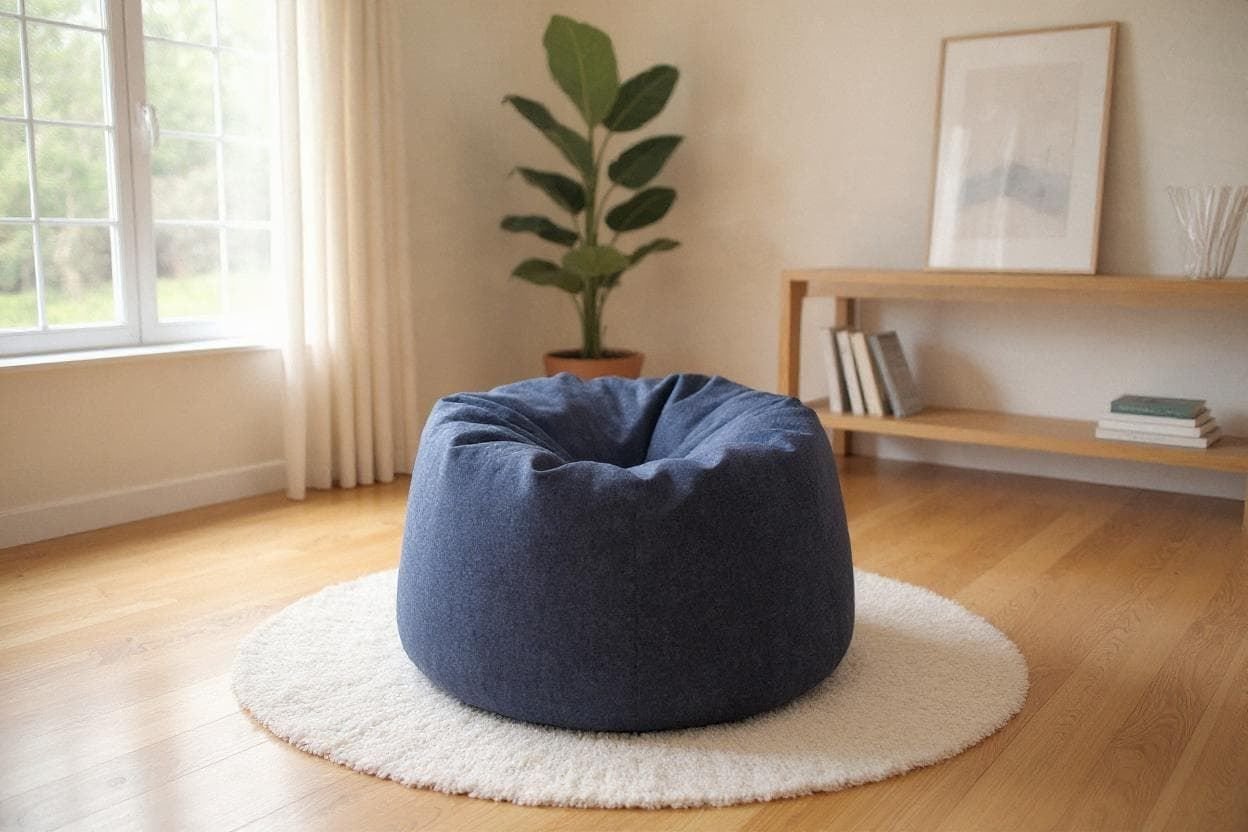 Luff beanbag in blue